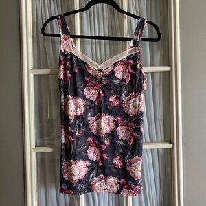 Jockey floral lace trimmed sleep cami